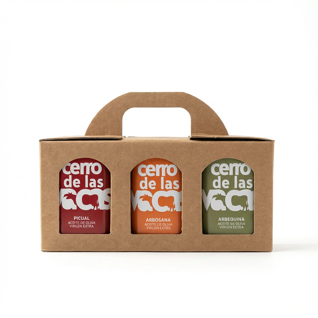 Pack Degustación Aceite de Oliva Virgen Extra – Cerro de las Vacas (3 variedades)